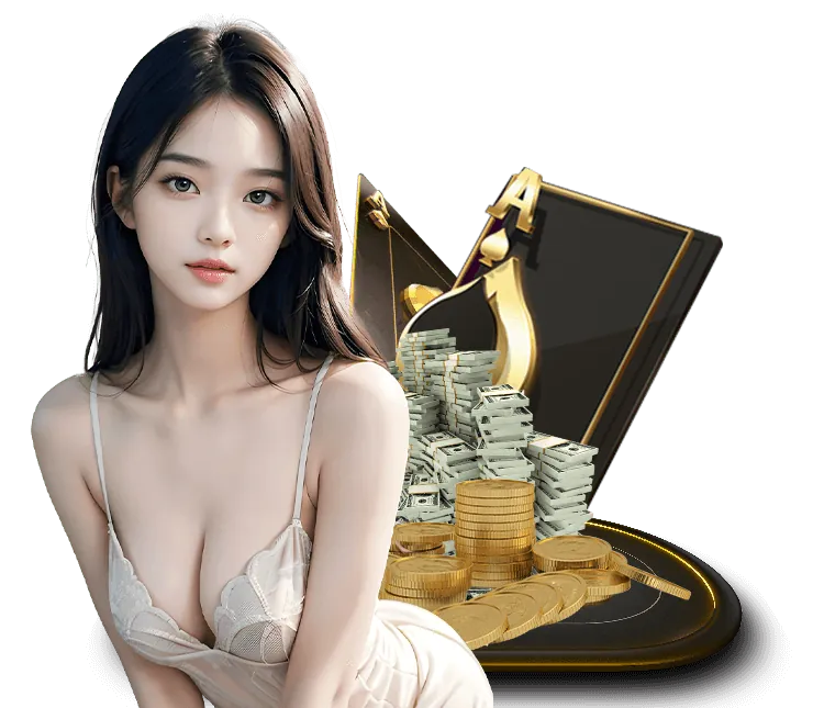 Tiền vàng và biểu ngữ khuyến mãi, minh họa các ưu đãi hấp dẫn cho trò chơi nổ hũ tại Win55